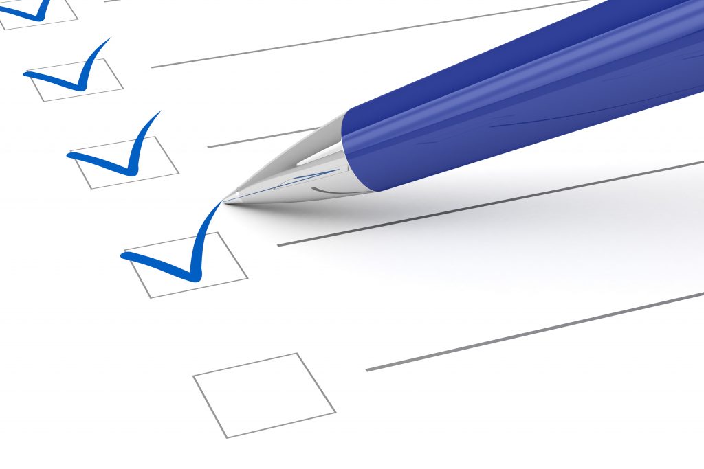 Checklist paper and pen. | Daily Health Alerts