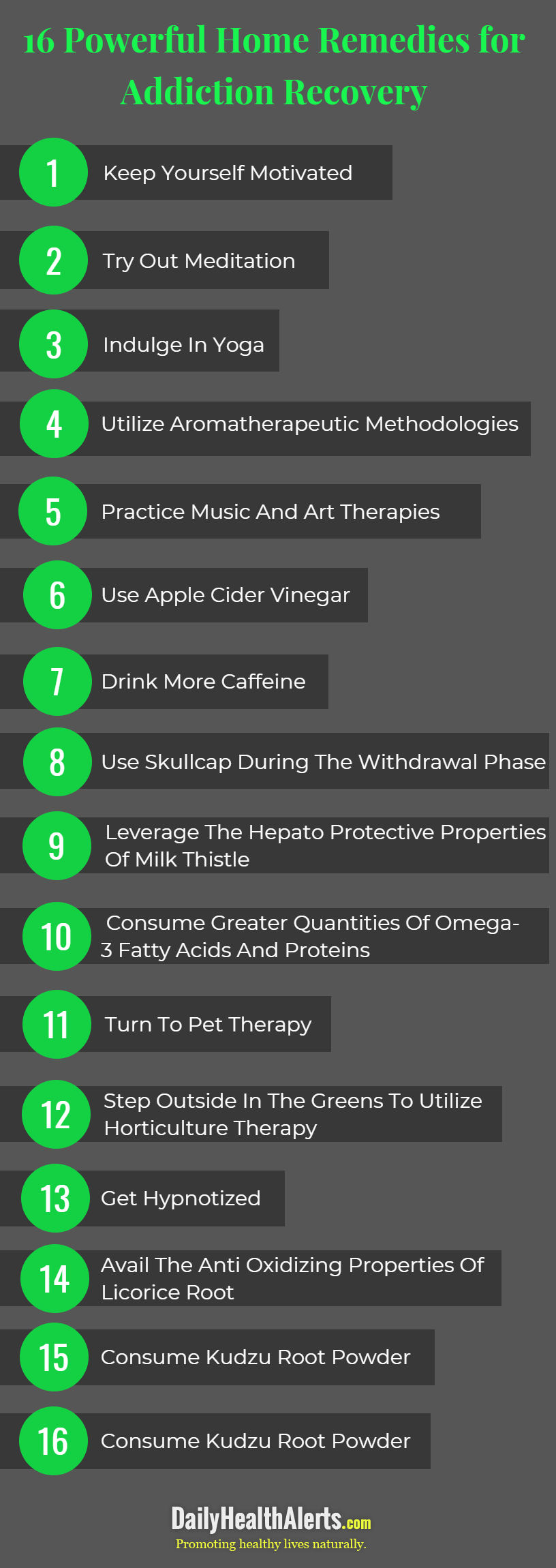 alcohol addiction home remedies